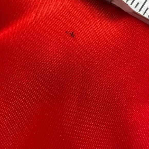 Vintage Red Satin Dragon Robe Short Kimono Aloha Hawaii Embroidered Rayon S - Picture 7 of 13